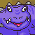 NOT a friendly purple dinosaur