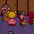 Posing as Ness' sister